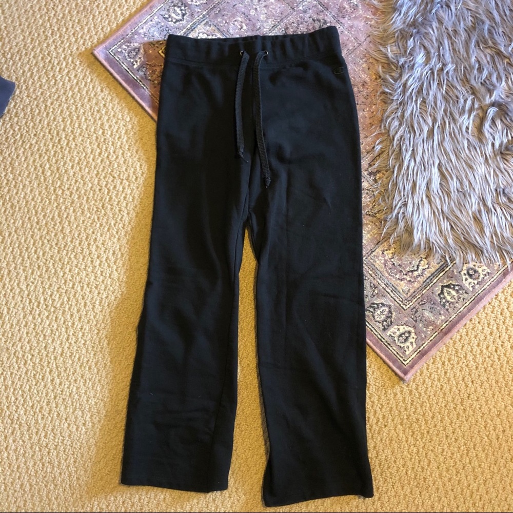 Black Champion Sweatpants / Medium